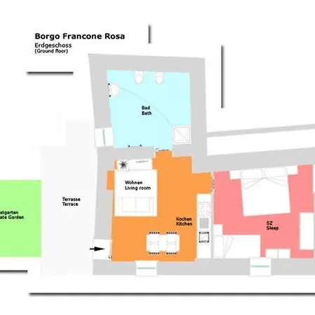 Alloggio per agriturismo Borgo Erbiola